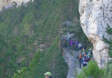 Caminants al Portell de l'Infern