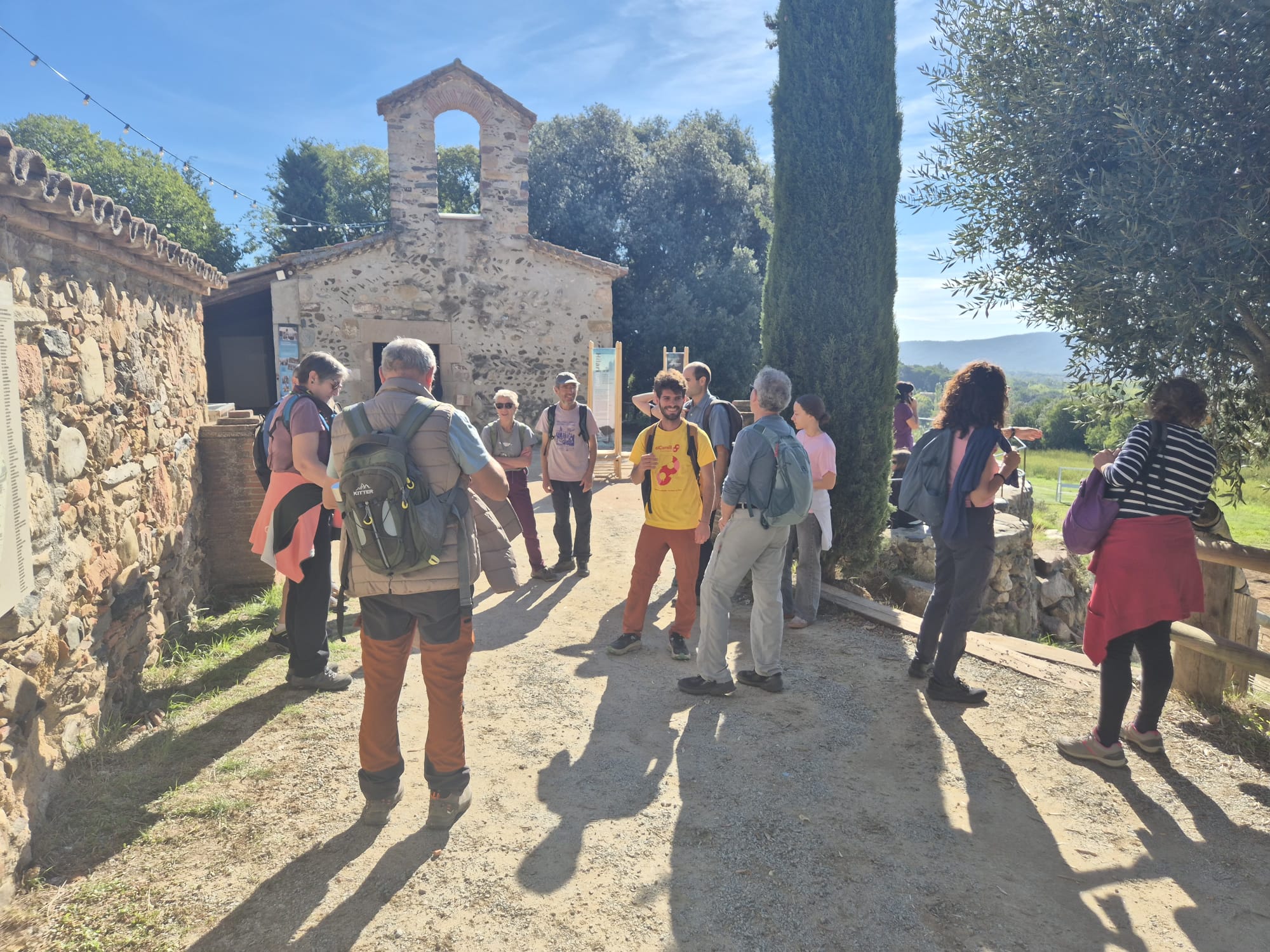Arribada a l'ermita de Sant Hilari