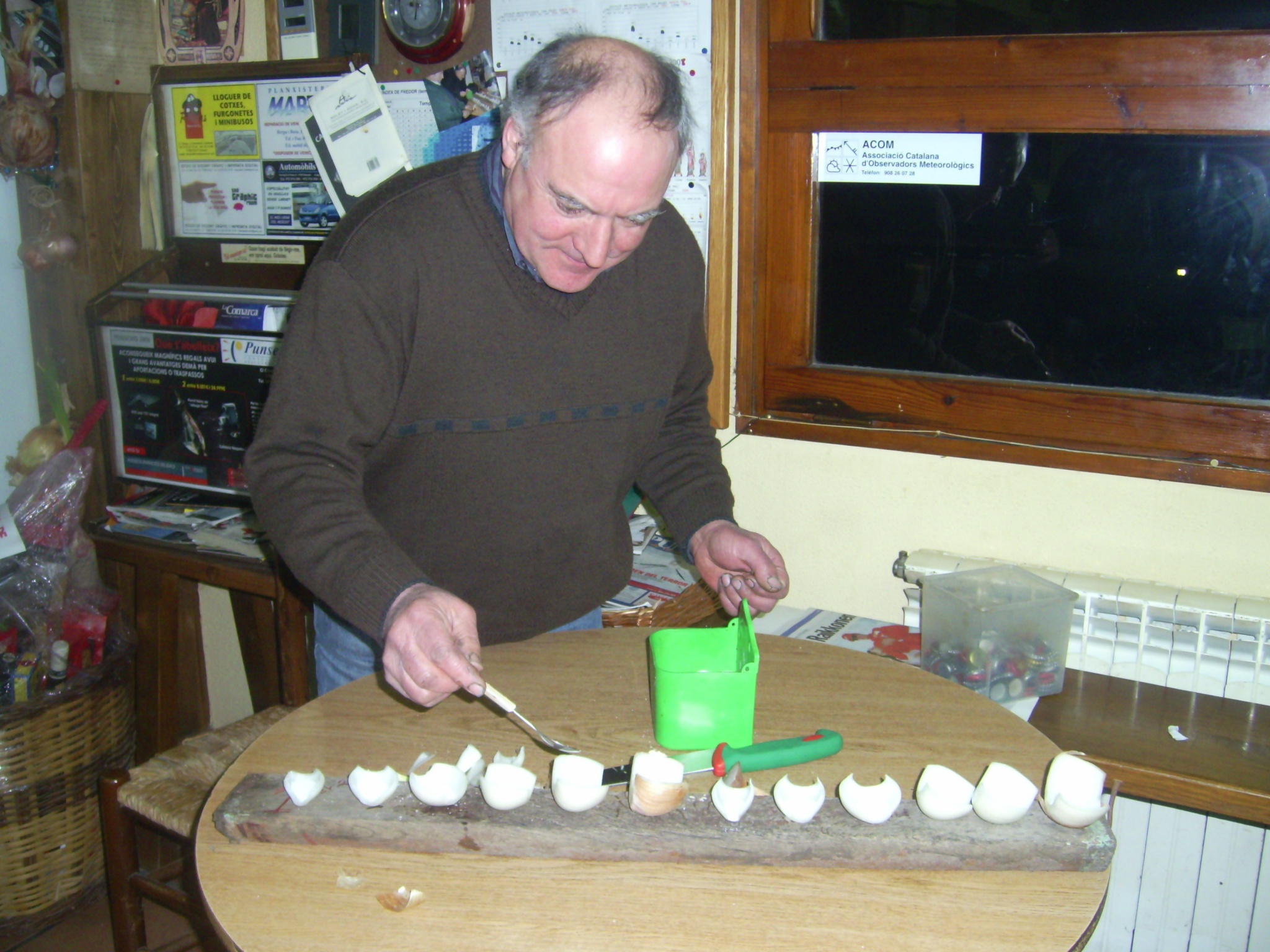 Josep “Pauet”, meteoròleg aficionat de Santa Pau