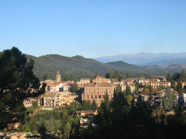 Ubicació, superfície i habitants de Viladrau