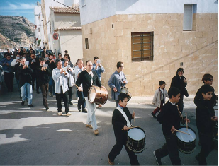 Colla Portitxol, dolçainers i tabaleters de Xàbia.