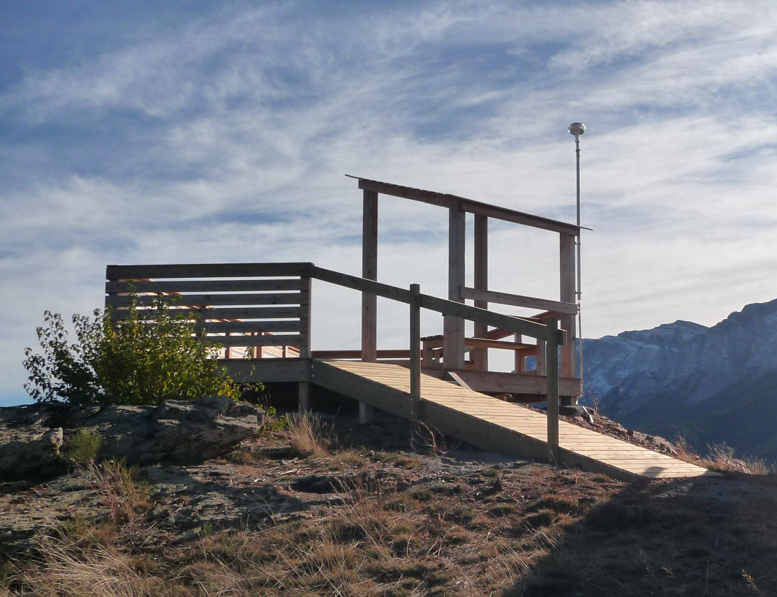El mirador de rapinyaires de turó Galliner