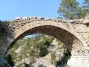 El Pont de la Rambla, pas medieval de Portell.