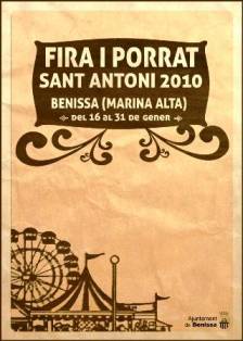 Festes de la “Fira i Porrat” en honor a Sant Antoni de Benissa.