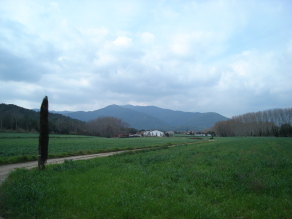 El paisatge entre Sant Celoni i Vic
