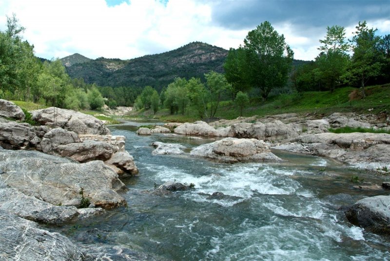 Riu de la Muga, d'Albanyà als Aiguamolls de l'Empordà
