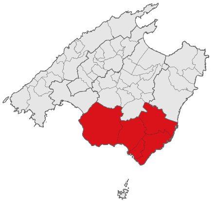 Mapa de Migjorn