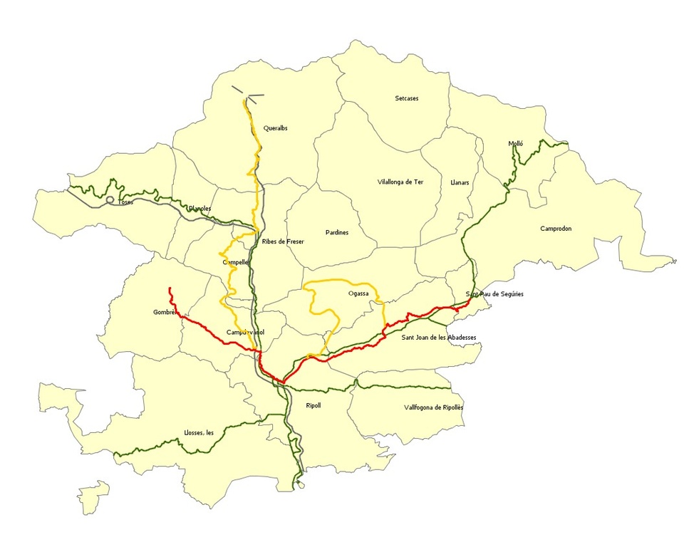 Mapa de Ripollès