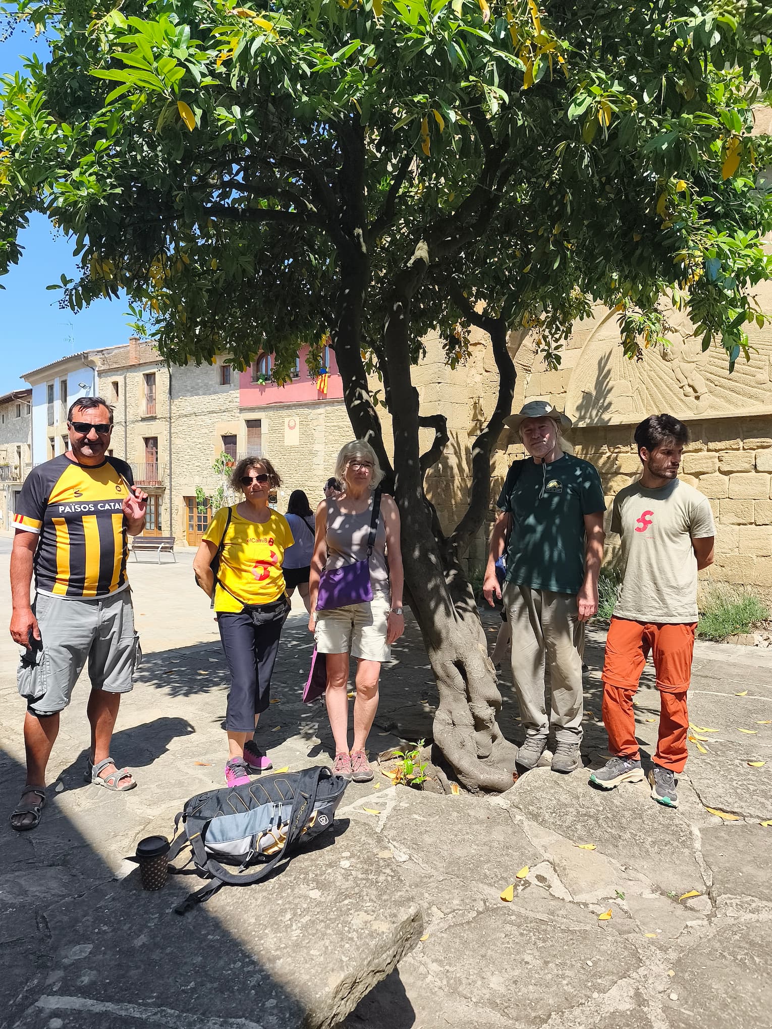 foto de grup fent el Cmaí de Vic a Folgueroles