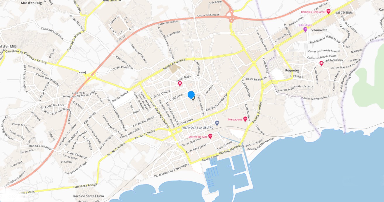 Mapa urbà de Vilanova i la Geltrú