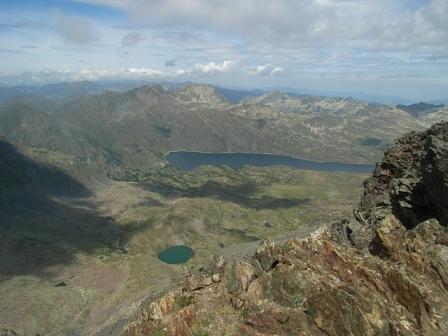 Estany de Lanos des del Cim del Carlit